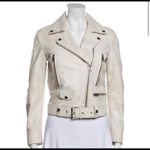 ACNE STUDIOS MOCK LEATHER JACKET SZ 36 🔥